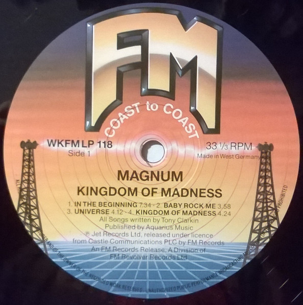 Magnum - Kingdom Of Madness | FM (WKFM LP 118) - 3