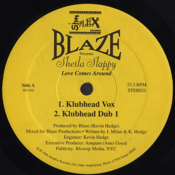 Blaze Presents Sheila Slappy - Love Comes Around | Simplex Records (SR1450) Blaze Presents Sheila Slappy - Love Comes Around | Simplex Records (SR1450)