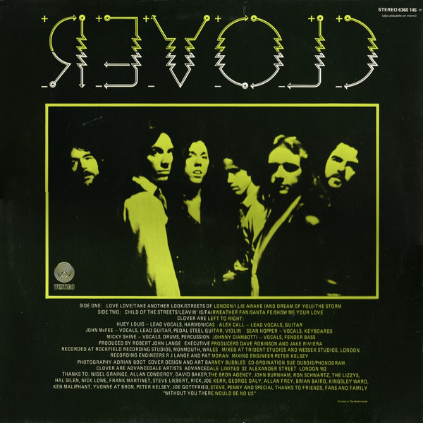 Clover - Unavailable | Vertigo (6360 145) - 2