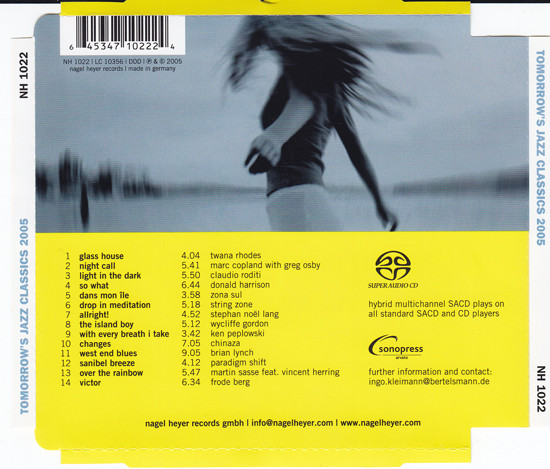 Various - Tomorrow's Jazz Classics 2005 | Nagel Heyer Records (NH 1022) - main