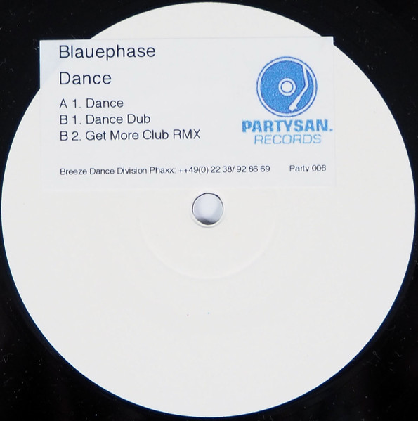 Blaue Phase - Dance | Partysan Records (Party 006) - main