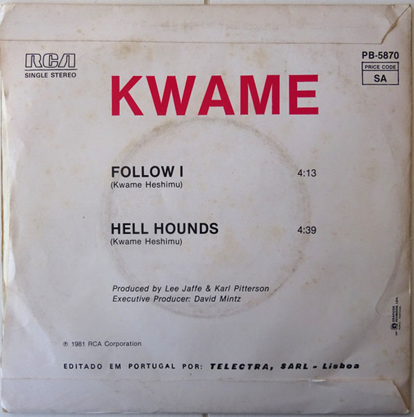 Kwame Heshimu - Hell Hounds | RCA (PB-5870) - 2