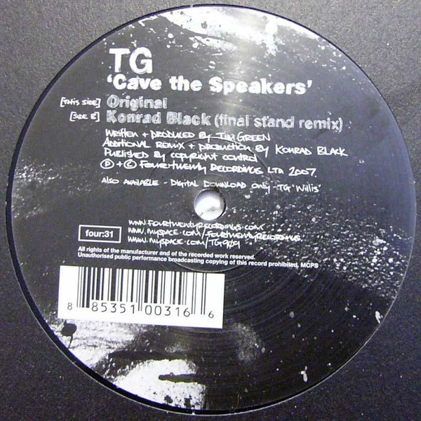 Tim Green - Cave The Speakers | Four:Twenty Recordings (FOUR:31)