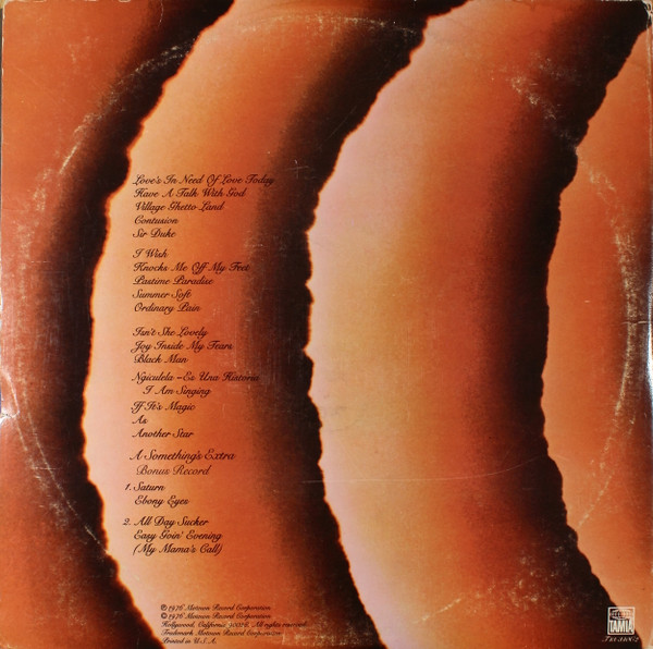 Stevie Wonder - Songs In The Key Of Life | Tamla (T13-340C2) - 2 Stevie Wonder - Songs In The Key Of Life | Tamla (T13-340C2) - 2