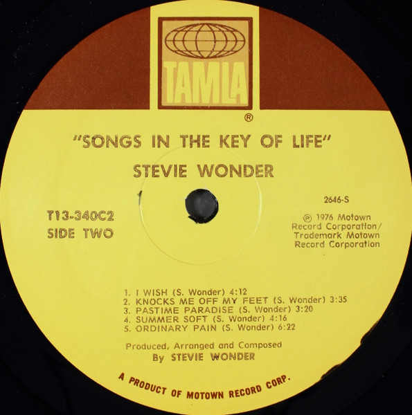 Stevie Wonder - Songs In The Key Of Life | Tamla (T13-340C2) - 4 Stevie Wonder - Songs In The Key Of Life | Tamla (T13-340C2) - 4