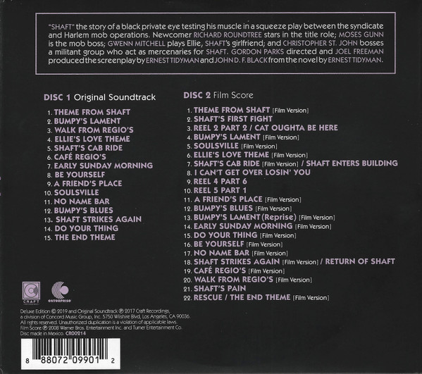 Isaac Hayes - Shaft | Craft Recordings (CR00214) - 2