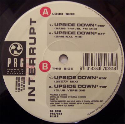 Interrupt - Upside Down | PRG (Progressive Motion Records) (PRG7038) - main