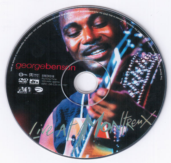 George Benson - Live At Montreux 1986 | Eagle Vision (EREDV518) - 2