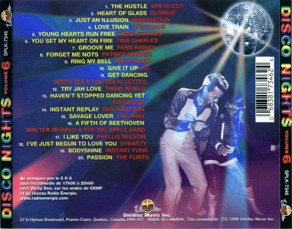 Various - Disco Nights Volume 6 | Unidisc (SPLK-7346) - 3