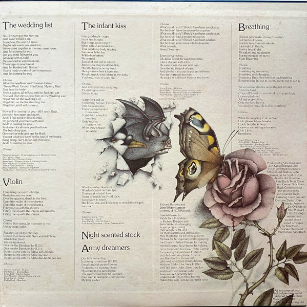 Kate Bush - Never For Ever | EMI (EMS-81336) - 3