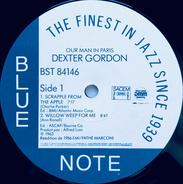 Dexter Gordon - Our Man In Paris | Blue Note (BST 84146) - 3