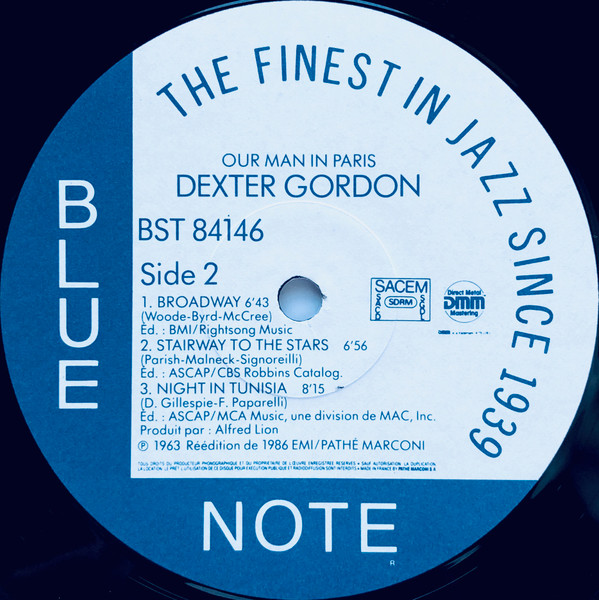 Dexter Gordon - Our Man In Paris | Blue Note (BST 84146) - 4