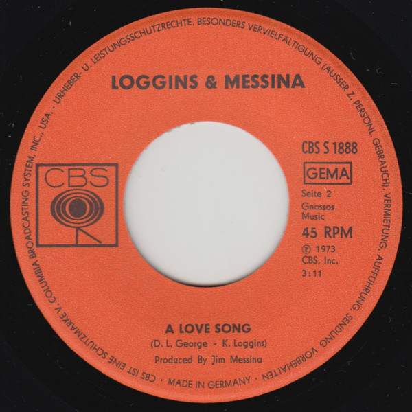 Loggins And Messina - My Music | CBS (CBS S 1888)