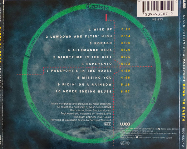 Passport - Down To Earth | WEA (4509-93207-2) - 3