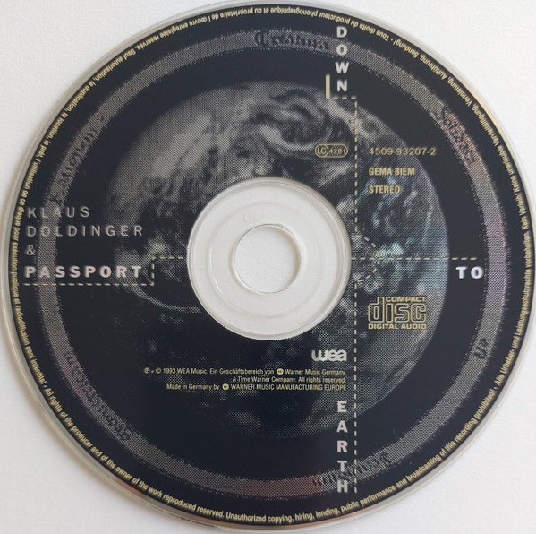 Passport - Down To Earth | WEA (4509-93207-2) - 4
