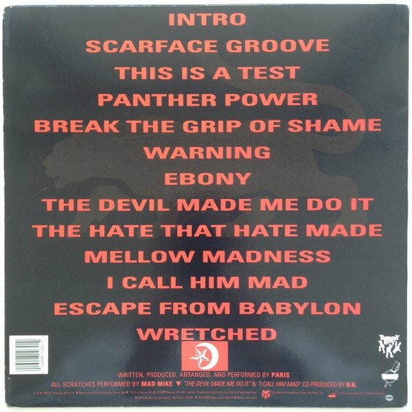 Paris - The Devil Made Me Do It | Tommy Boy (TB 1030) - 2 Paris - The Devil Made Me Do It | Tommy Boy (TB 1030) - 2