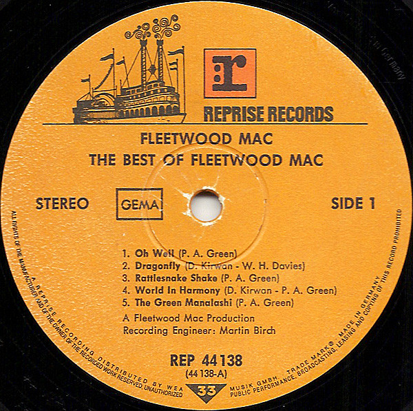Fleetwood Mac - The Best Of Fleetwood Mac | Reprise Records (REP 44138) - 3 Fleetwood Mac - The Best Of Fleetwood Mac | Reprise Records (REP 44138) - 3