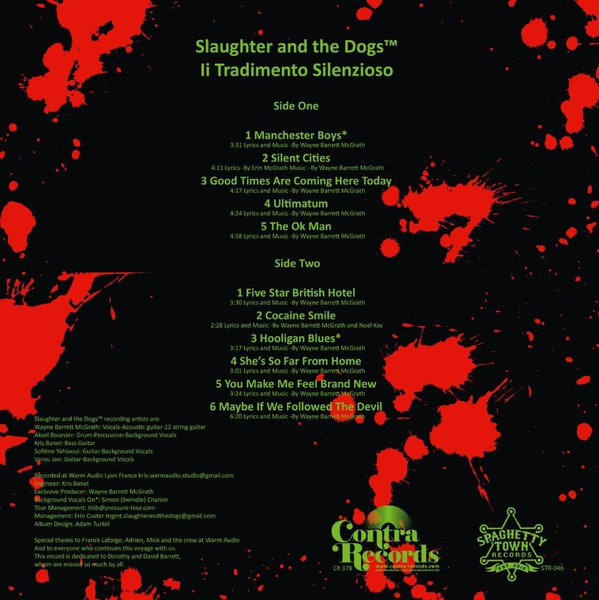 Slaughter And The Dogs - Il Tradimento Silenzioso (The Silent Betrayal) | Contra Records (CR 378) - 2 Slaughter And The Dogs - Il Tradimento Silenzioso (The Silent Betrayal) | Contra Records (CR 378) - 2