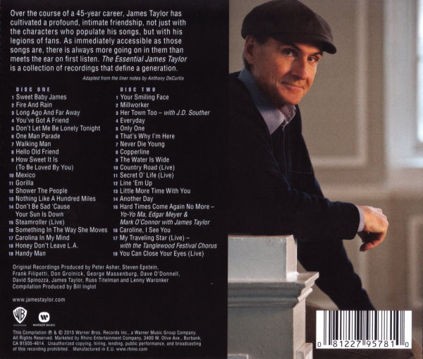 James Taylor - The Essential James Taylor (Deluxe Edition) | Warner Bros. Records (8122795781) - 2