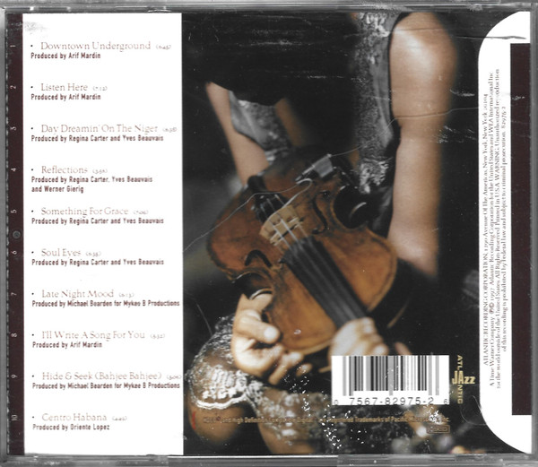 Regina Carter - Something For Grace | Atlantic Jazz (82975-2) - 2