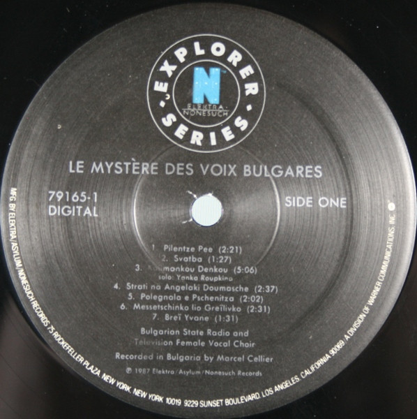 Le Mystère Des Voix Bulgares - Le Mystère Des Voix Bulgares [Vinyl] | Elektra Nonesuch (9 79165-1) - 4