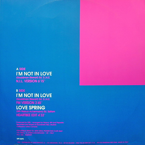 I'm Not In Love