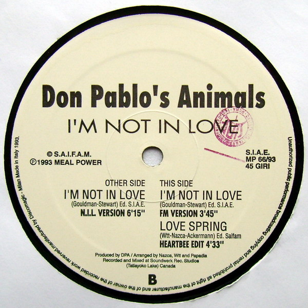 I'm Not In Love