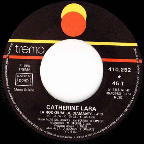 Catherine Lara - La Rockeuse De Diamants | Trema (410 252) - 3