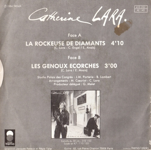 Catherine Lara - La Rockeuse De Diamants | Trema (410 252) - 2