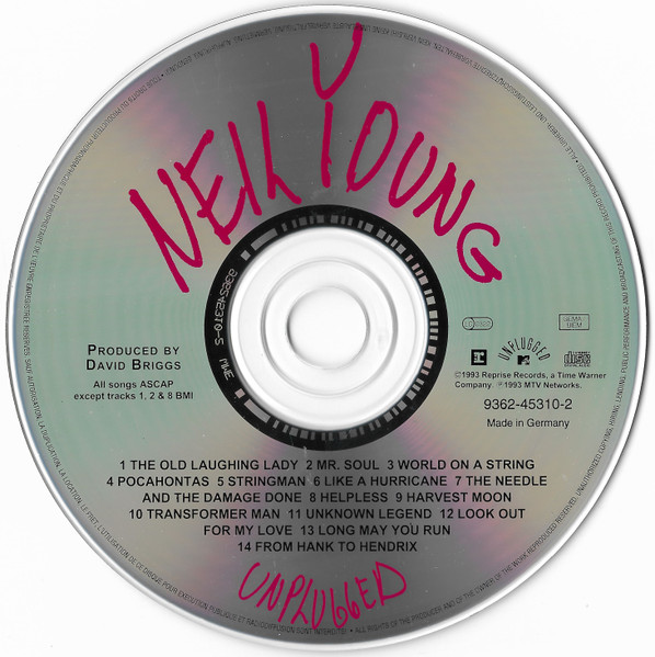 Neil Young - Unplugged | Reprise Records (9362-45310-2) - 3