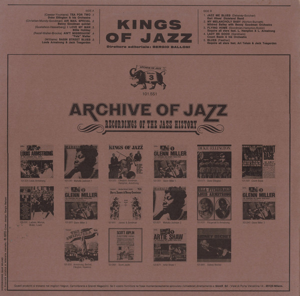 Various - Kings Of Jazz | Archive Of Jazz (101.551) - 2