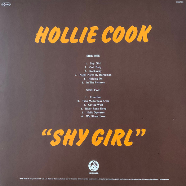 Hollie Cook - Shy Girl | Mr Bongo (MRBLP323) - 2