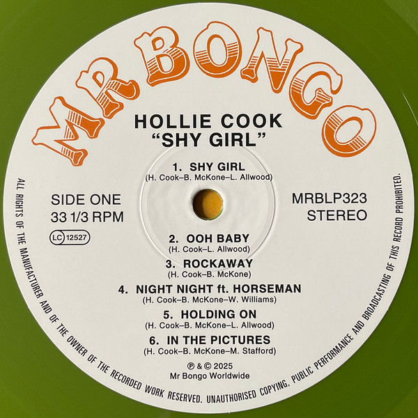 Hollie Cook - Shy Girl | Mr Bongo (MRBLP323) - 3