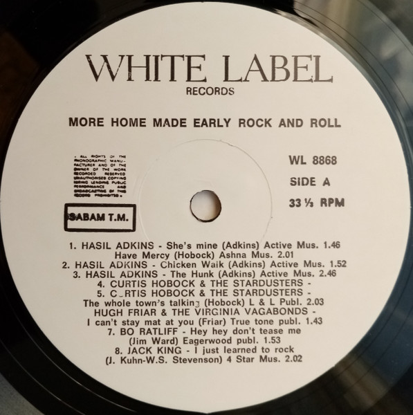 Various - More Home Made Early Rock And Roll | White Label Records (WLP 8868) - 3