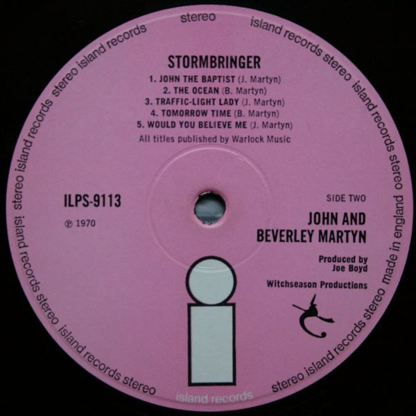 John & Beverley Martyn - Stormbringer! | Island Records (ILPS 9113) - 3 John & Beverley Martyn - Stormbringer! | Island Records (ILPS 9113) - 3