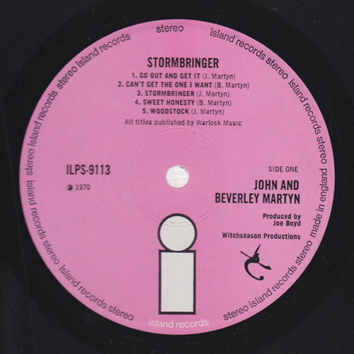 John & Beverley Martyn - Stormbringer! | Island Records (ILPS 9113) - 2 John & Beverley Martyn - Stormbringer! | Island Records (ILPS 9113) - 2