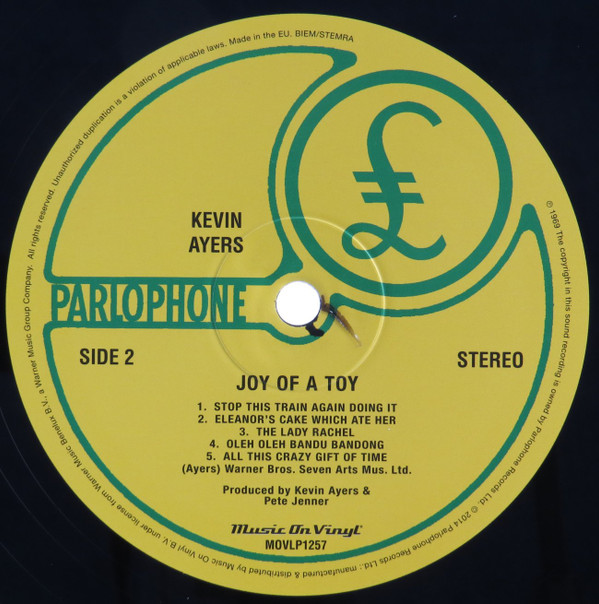 Kevin Ayers - Joy Of A Toy | Music On Vinyl (MOVLP1257) - 3