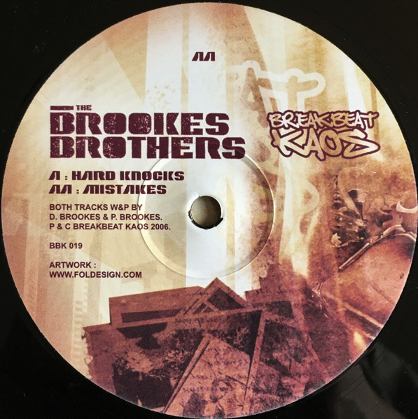 Brookes Brothers - Hard Knocks / Mistakes | Breakbeat Kaos (BBK 019) - 3