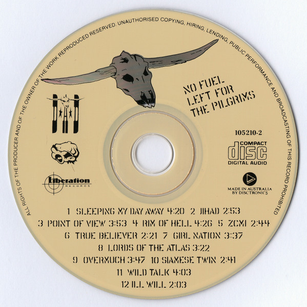 D-A-D - No Fuel Left For The Pilgrims CD | Liberation Records (105210-2) - 3 D-A-D - No Fuel Left For The Pilgrims CD | Liberation Records (105210-2) - 3