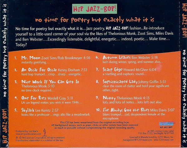 Various - No Time For Poetry But Exactly What It Is | 1201 Music (CD 2102-2) - 2