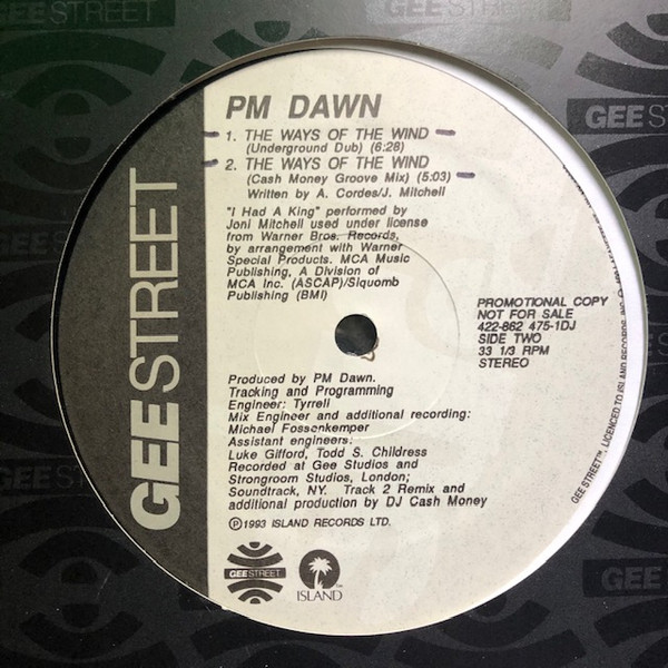 P.M. Dawn - The Ways Of The Wind | Gee Street (422-862 475-1DJ) - 2 P.M. Dawn - The Ways Of The Wind | Gee Street (422-862 475-1DJ) - 2