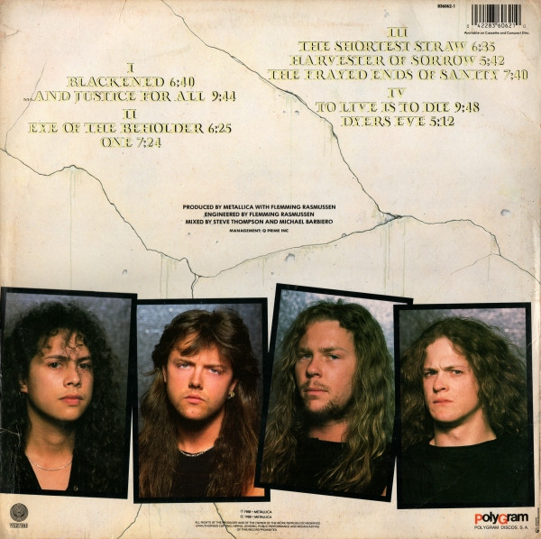 Metallica - ...And Justice For All | Vertigo (836062-1) - 2