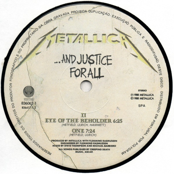 Metallica - ...And Justice For All | Vertigo (836062-1) - 4