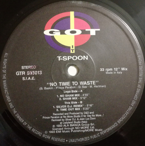 T-Spoon - No Time To Waste | Got It (GTR 593013) - 3