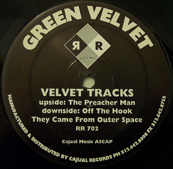 Green Velvet - Velvet Tracks | Relief Records (RR 702) - main
