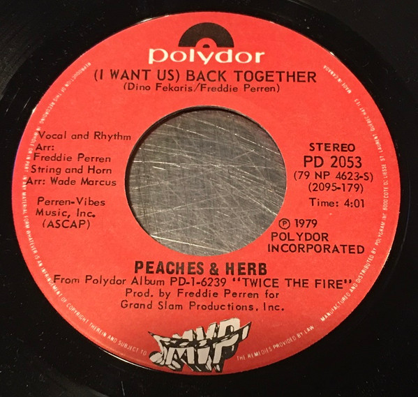 Peaches & Herb - I Pledge My Love (7") [Vinyl] | Polydor (PD 2053) - 2
