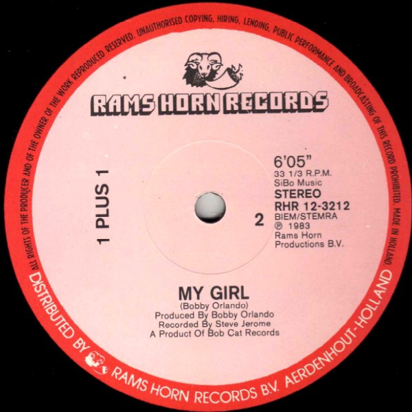 1 Plus 1 - My Girl | Rams Horn Records (RHR 12-3212) - 2