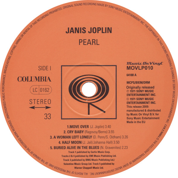 Janis Joplin - Pearl | Music On Vinyl (MOVLP010) - 4