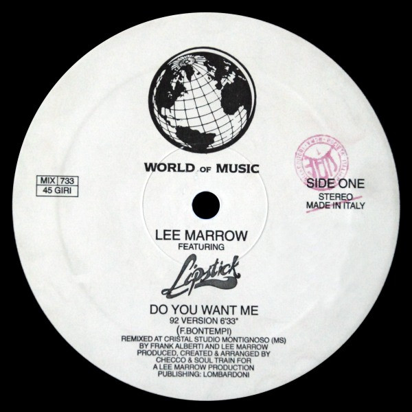 Lee Marrow Featuring Lipstick - Do You Want Me ('92 Version) | World Of Music (MIX 733) - 3 Lee Marrow Featuring Lipstick - Do You Want Me ('92 Version) | World Of Music (MIX 733) - 3