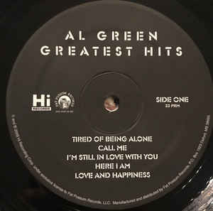 Al Green - Greatest Hits | Fat Possum Records (FPH1135-1) - 3 Al Green - Greatest Hits | Fat Possum Records (FPH1135-1) - 3